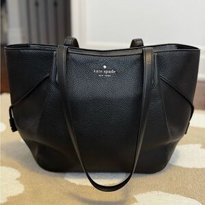 Kate Spade Large Black Dumpling Tote